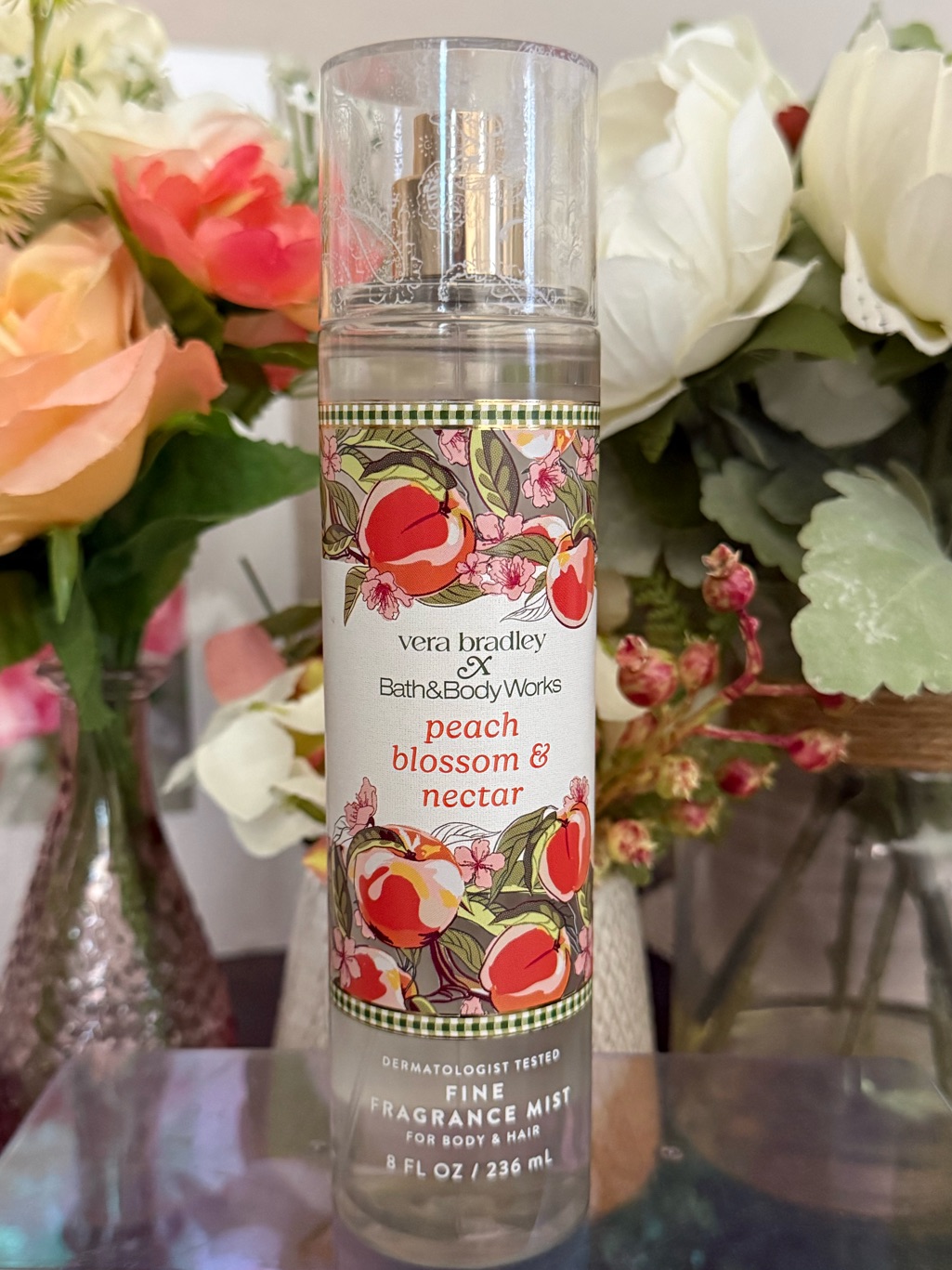 Bath  Body Works Peach Blossom  Nectar Fine Fragrance Mist Brand New